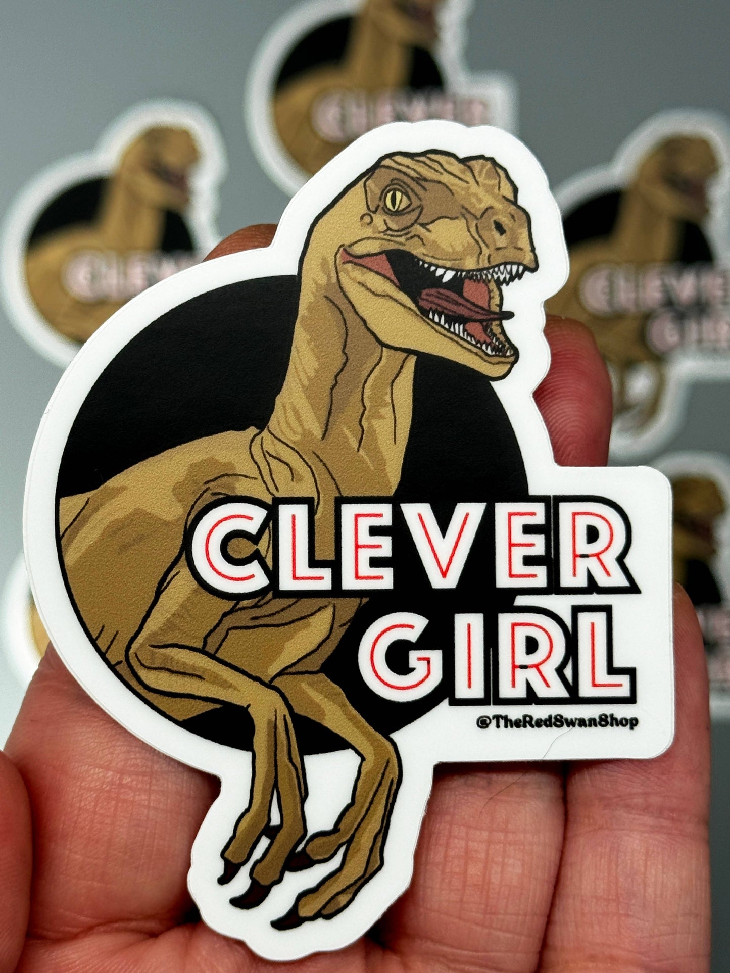 Vinyl Decal - Jurassic Park - Clever Girl