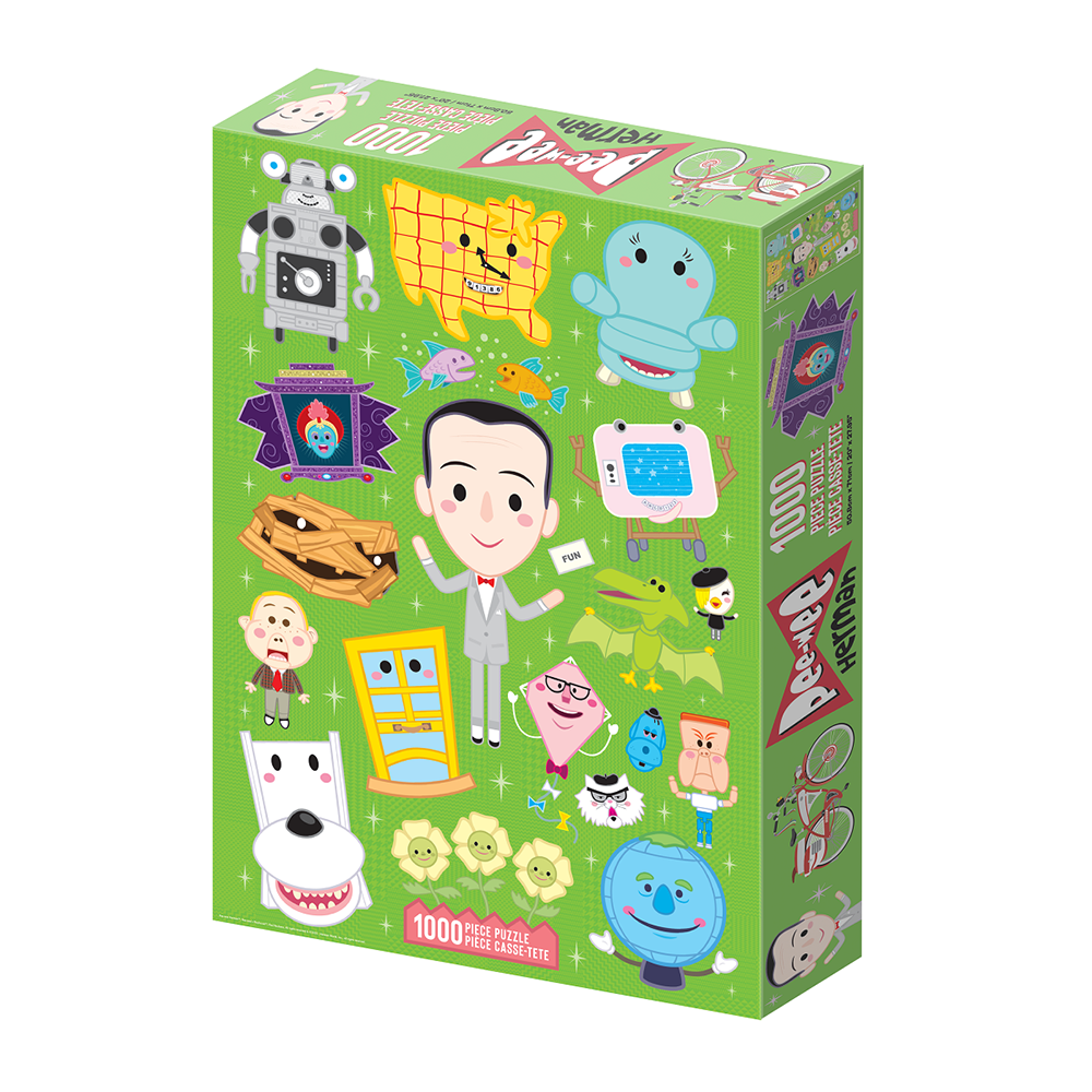 Green Pee-wee's Playhouse 1000 pc Jigsaw Puzzle by 3DRetro