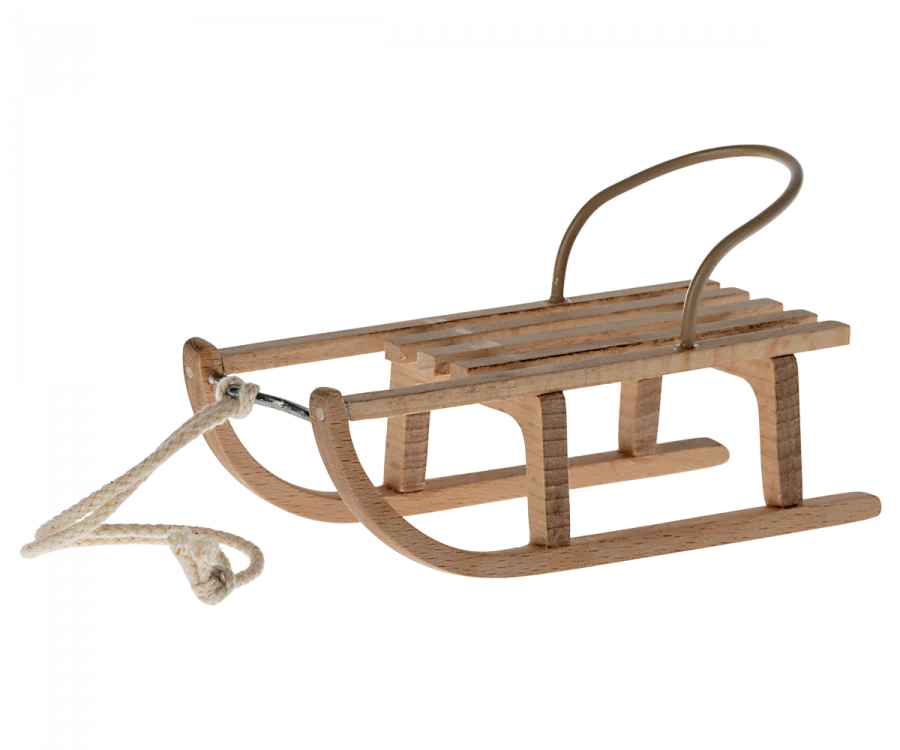Wooden Sled for Mouse