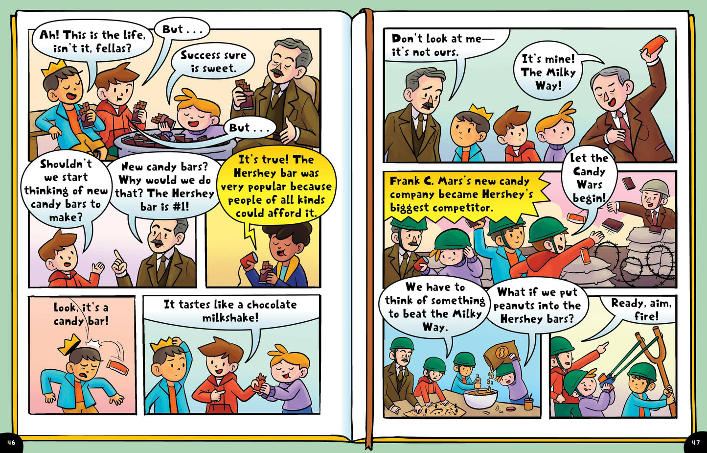 Sweet Like Milton Hershey (Children's Book Graphic Novel)