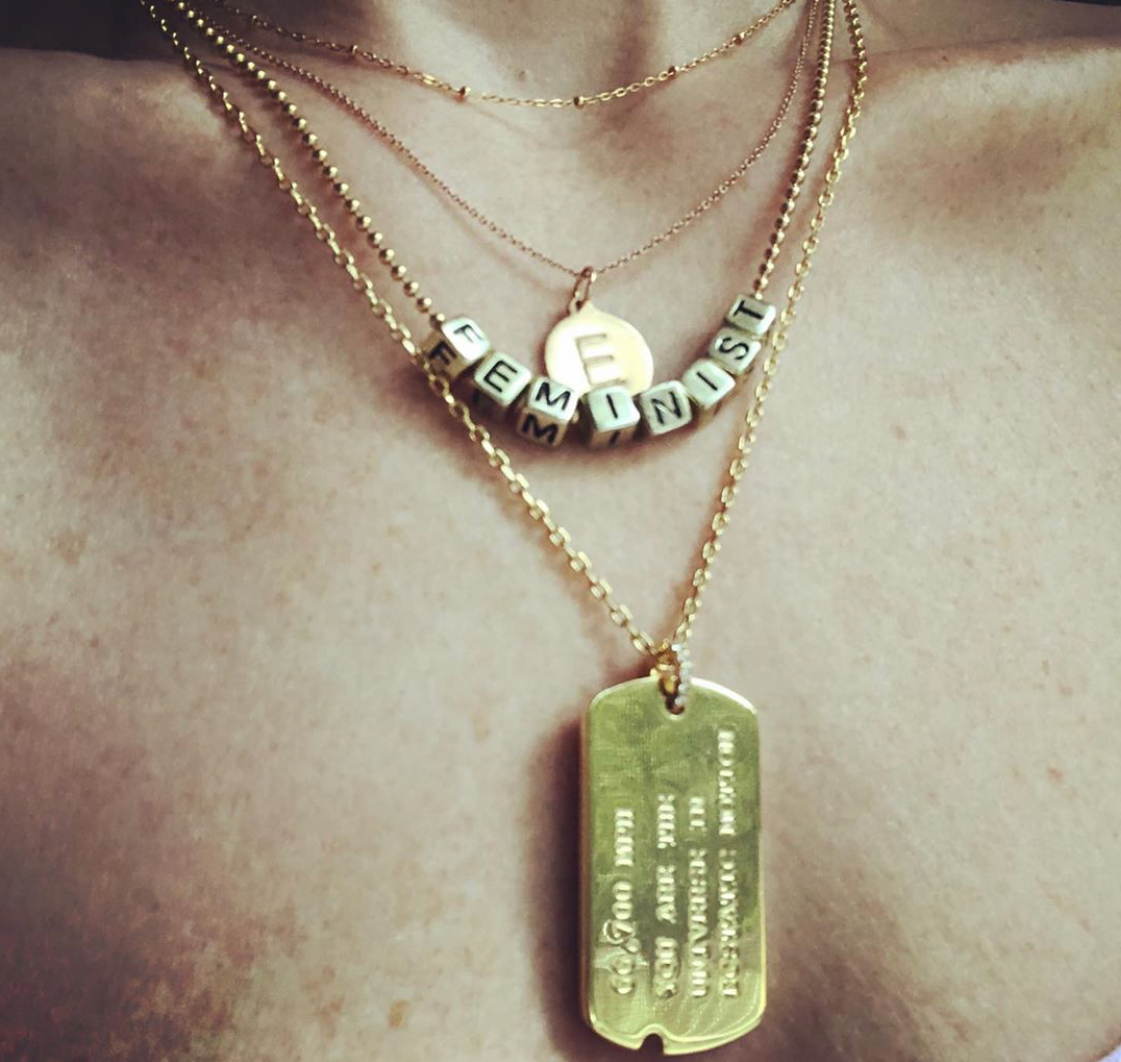 "FEMINIST" Necklace