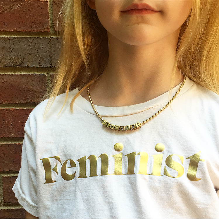 "FEMINIST" Necklace