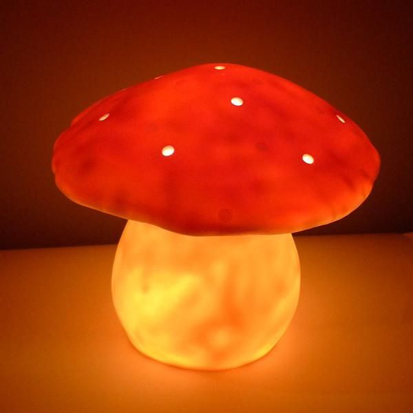 Big Red Mushroom Lamp with plug
