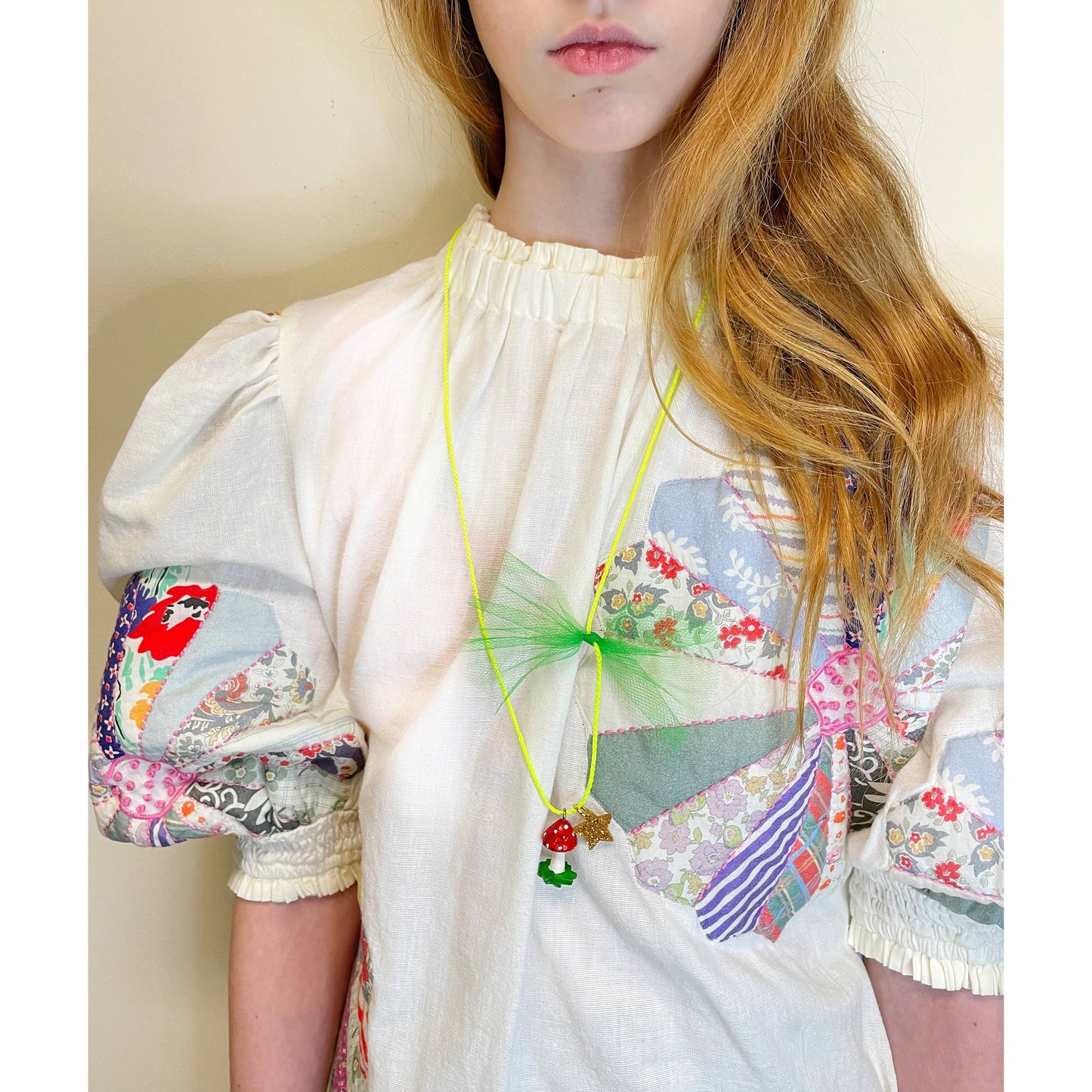 "Glitter Mushroom" Necklace