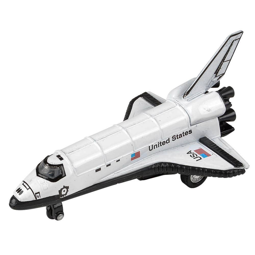 5" Diecast Pull Back Space Shuttle