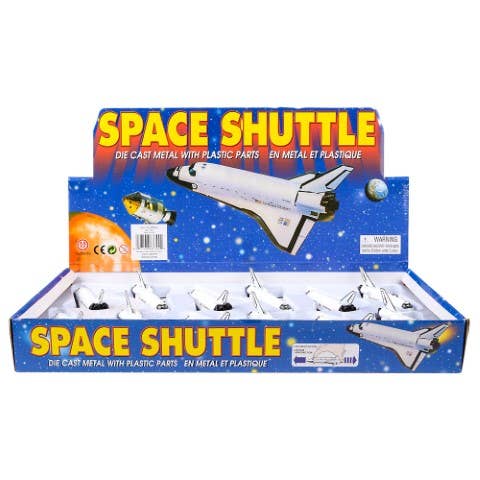 5" Diecast Pull Back Space Shuttle