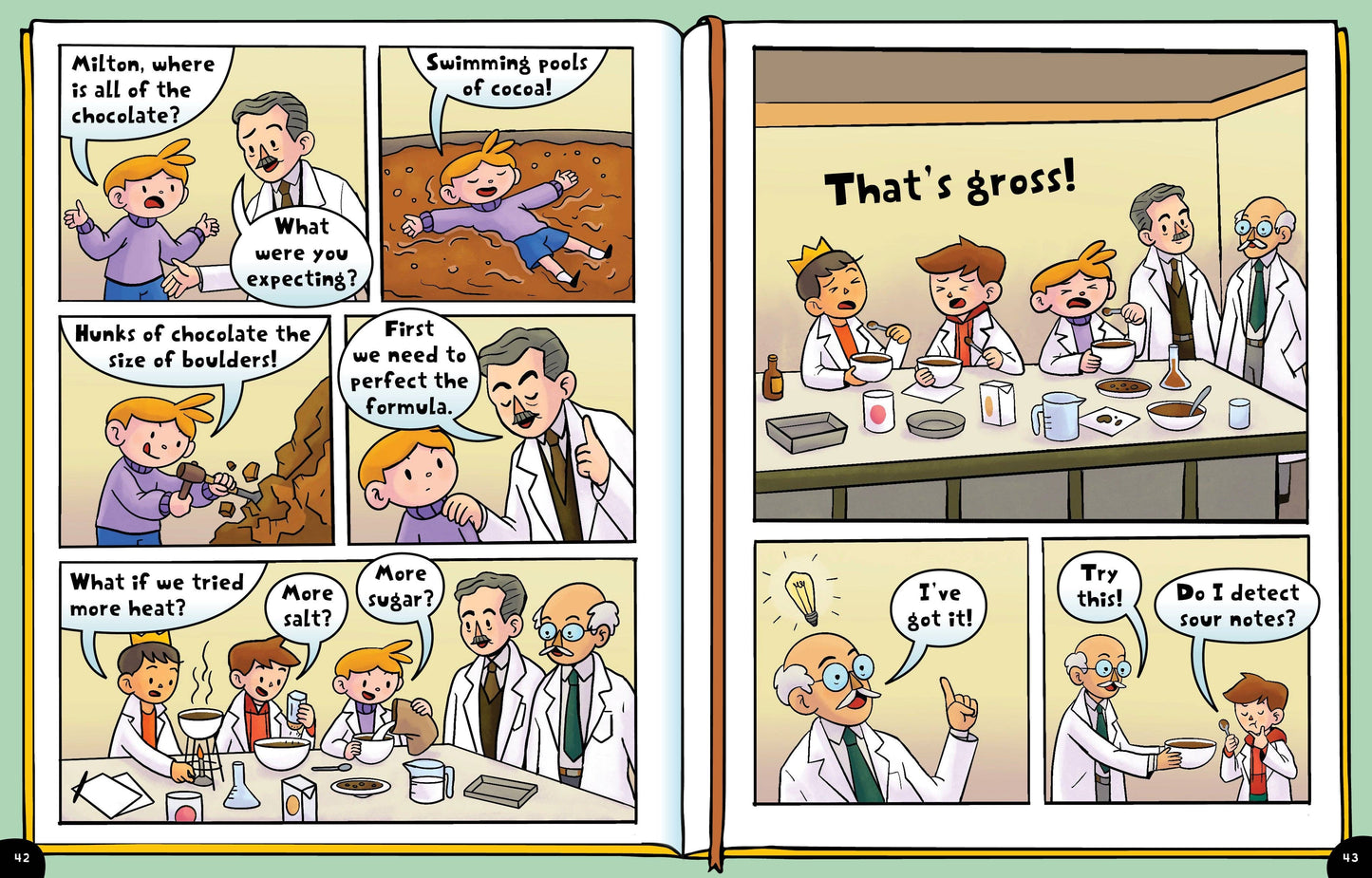 Sweet Like Milton Hershey (Children's Book Graphic Novel)