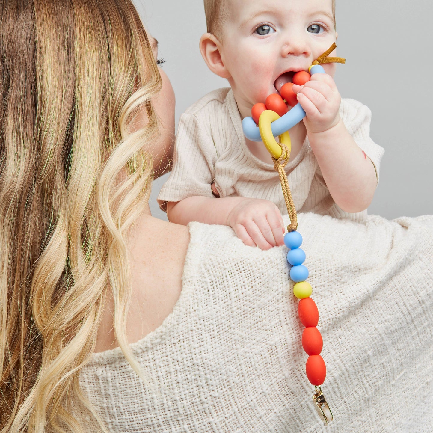Primary Arch Ring Teether + Clip Set