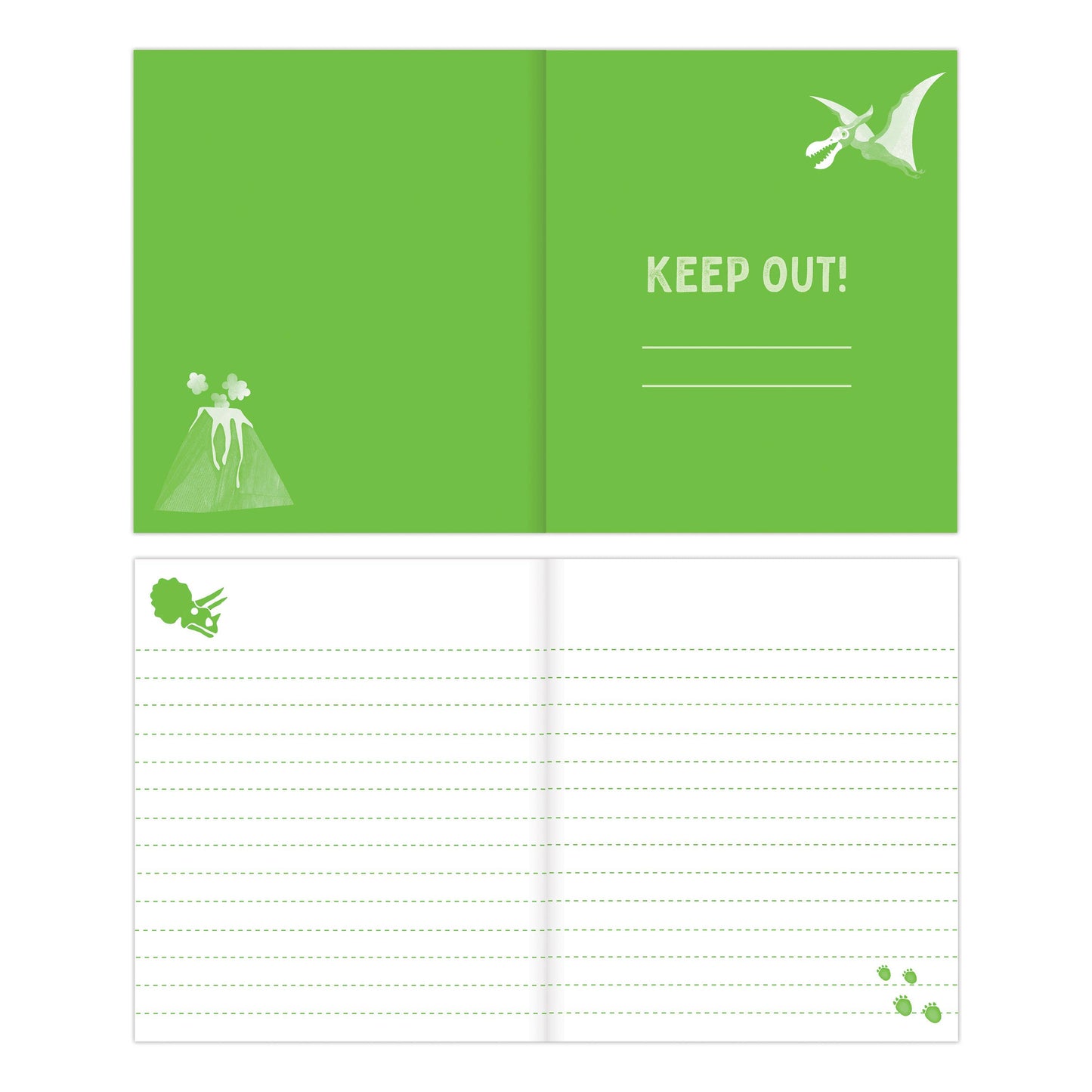 T-Rex Locked Diary