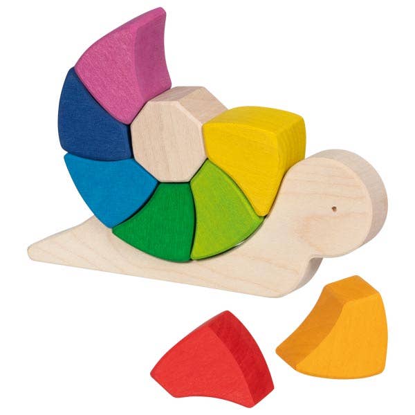 Sassy Snail Pauline,
Puzzle and building
blocks, 10 pieces