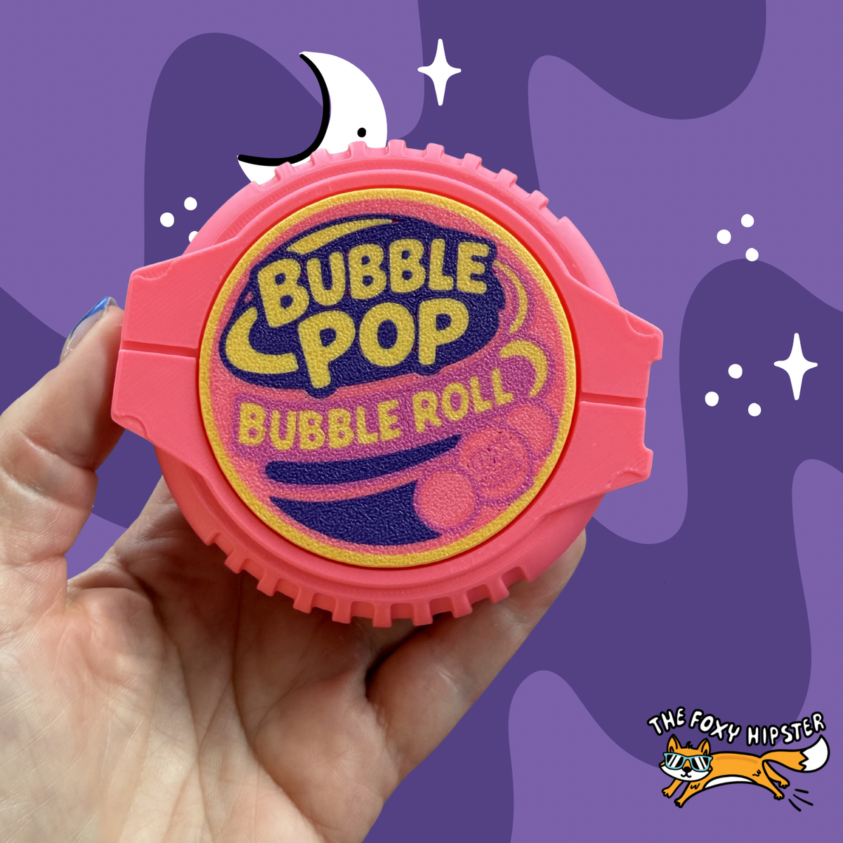 Bubble Gum Retro Fidget Clicker