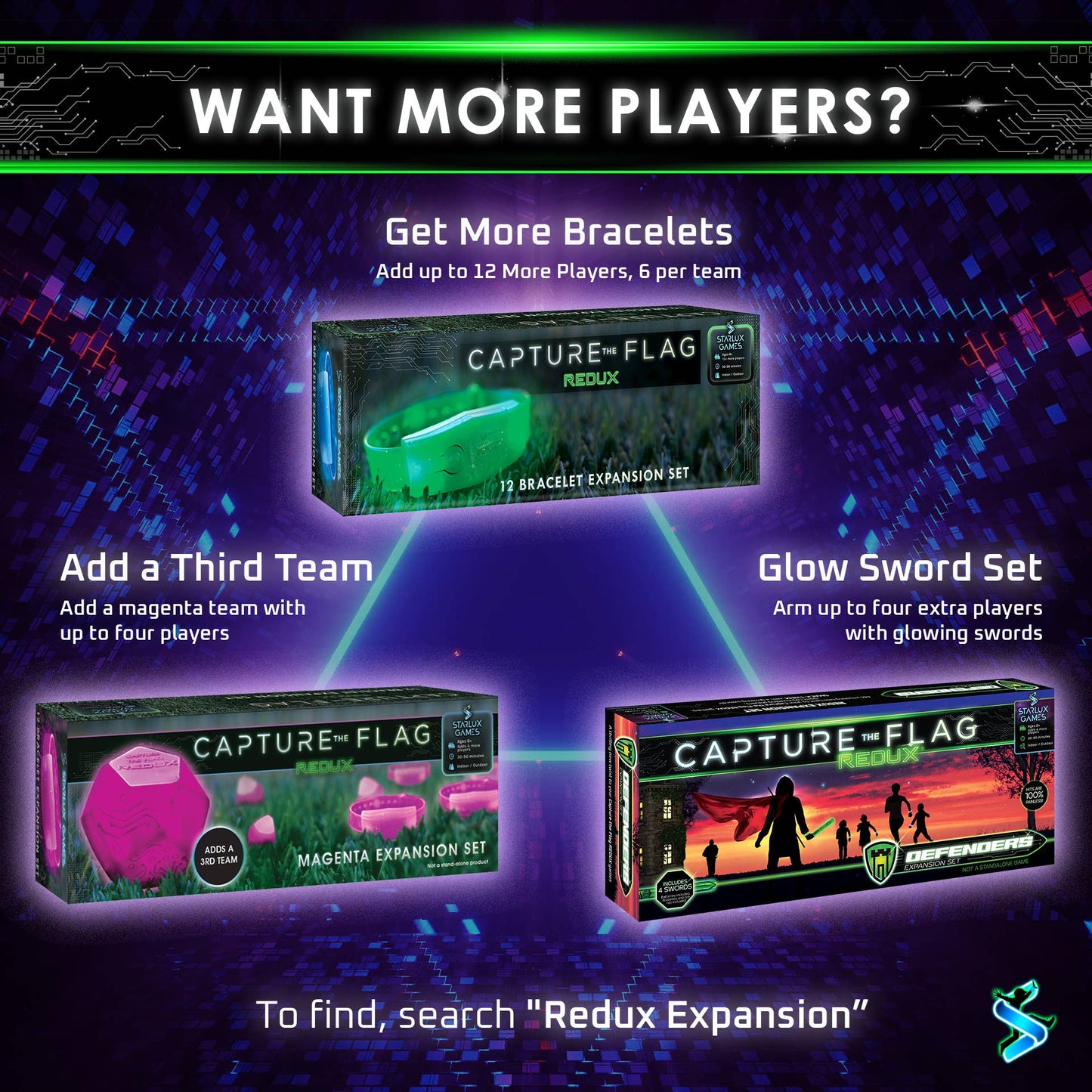 REDUX: Glow in the Dark Capture the Flag