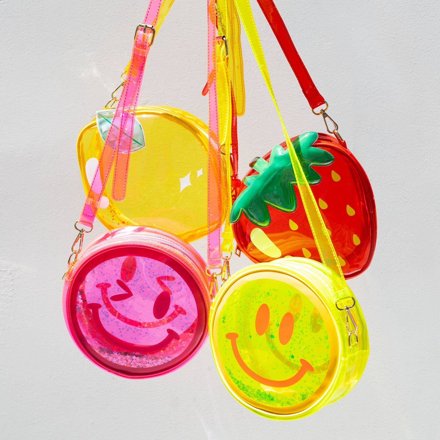 NEW! Jelly Handbag - Pink Winky Face π