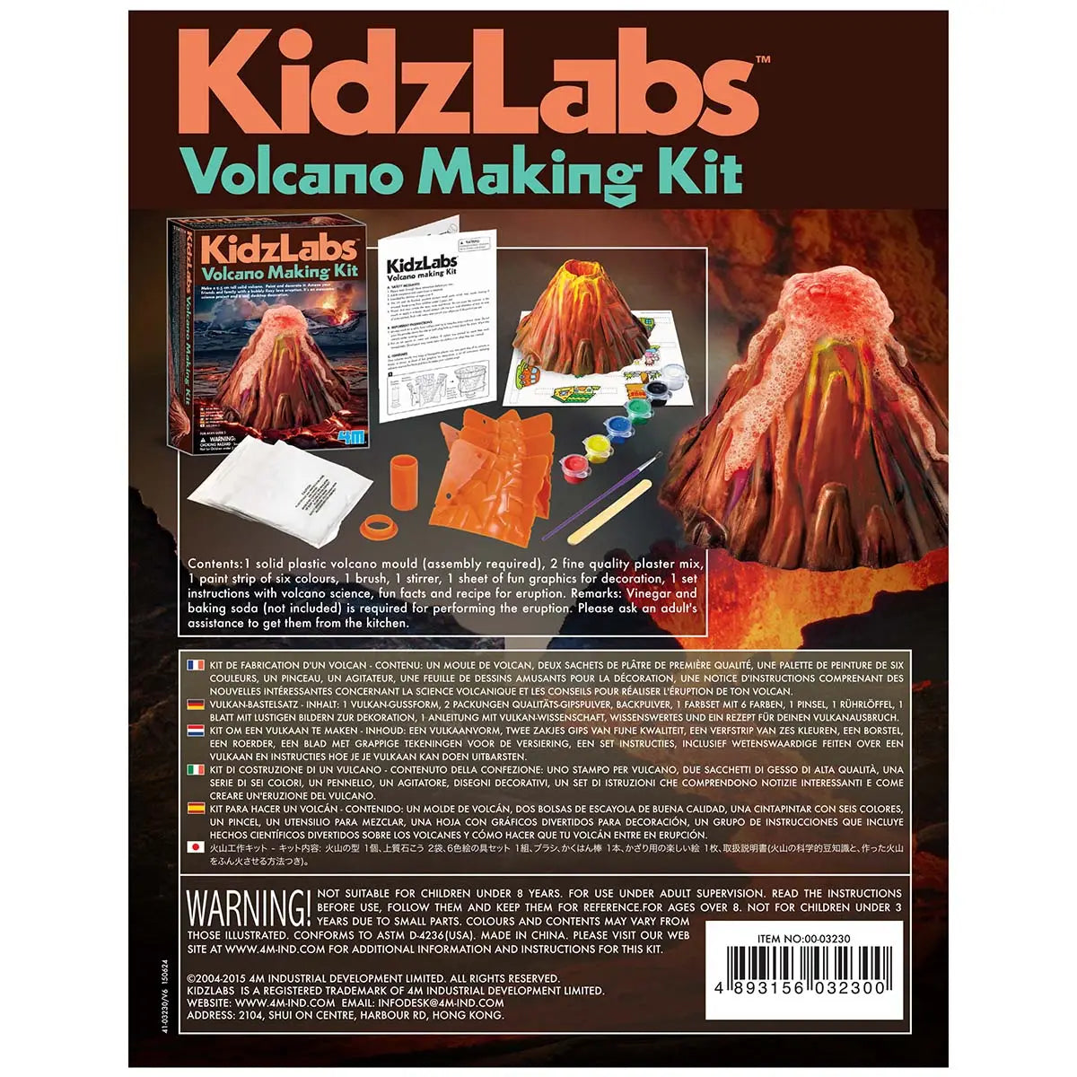 Volcano Making Kit, Science Project Stem