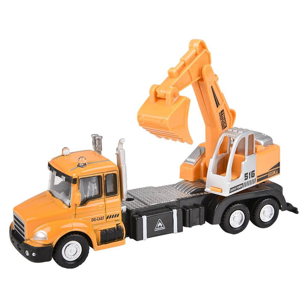 6" Diecast Pull Back Truck Assortment 12/Disp