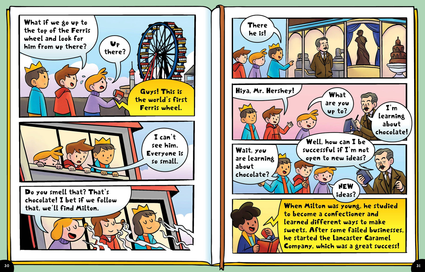 Sweet Like Milton Hershey (Children's Book Graphic Novel)