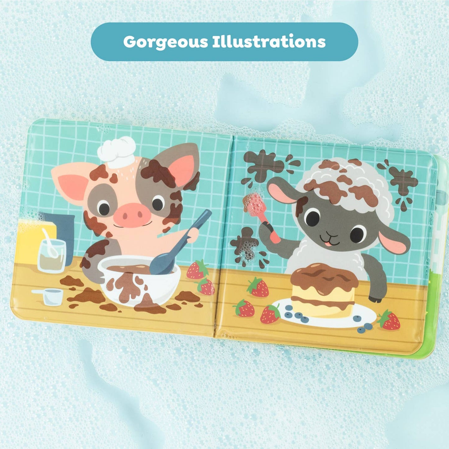 Bath Book - Messy Farm