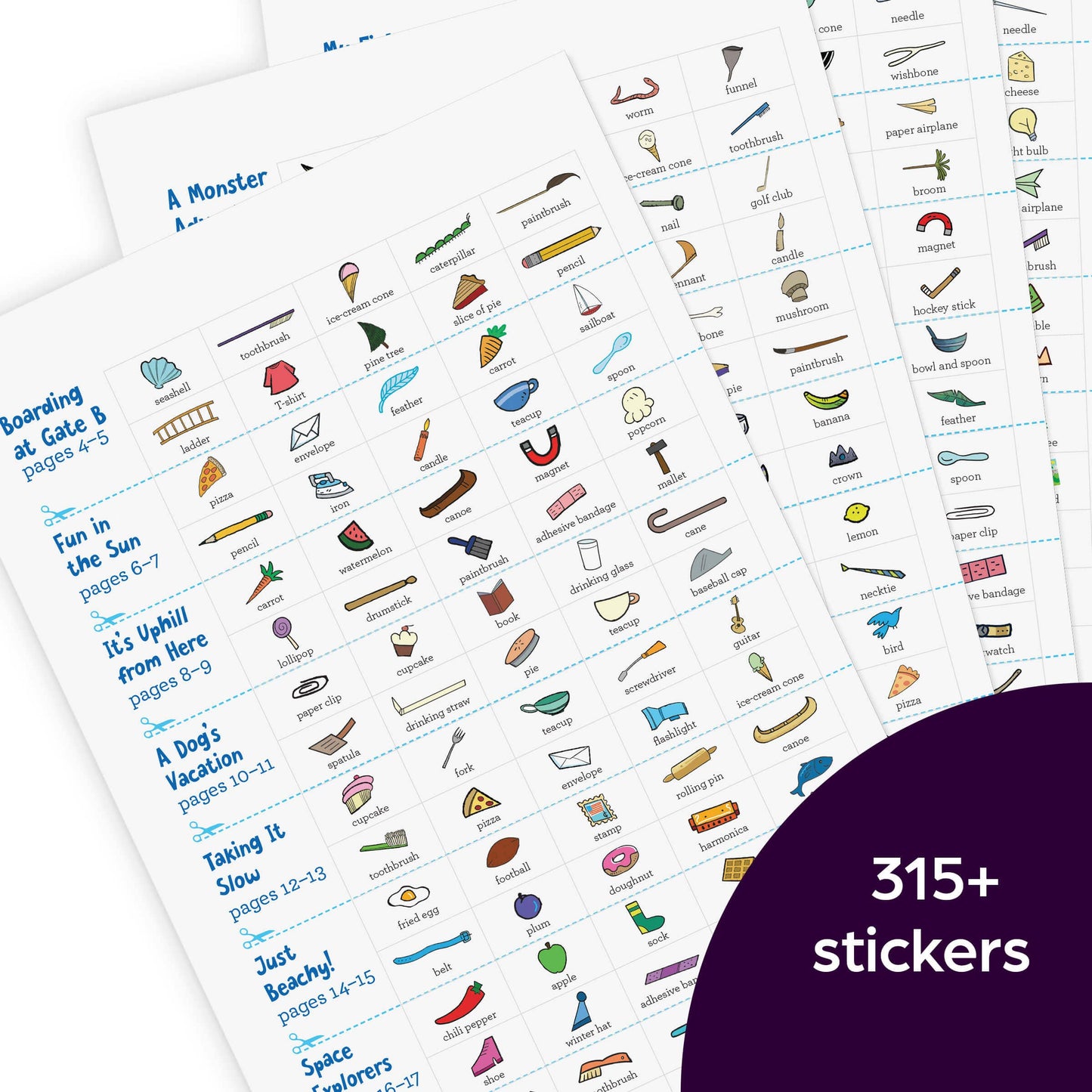 Silly Sticker Stories: Travel