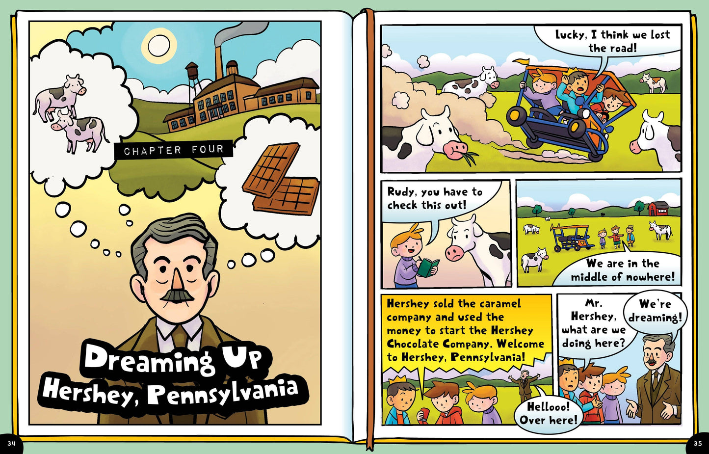 Sweet Like Milton Hershey (Children's Book Graphic Novel)