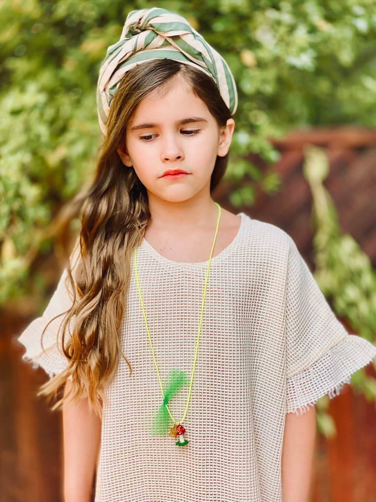 "Glitter Mushroom" Necklace