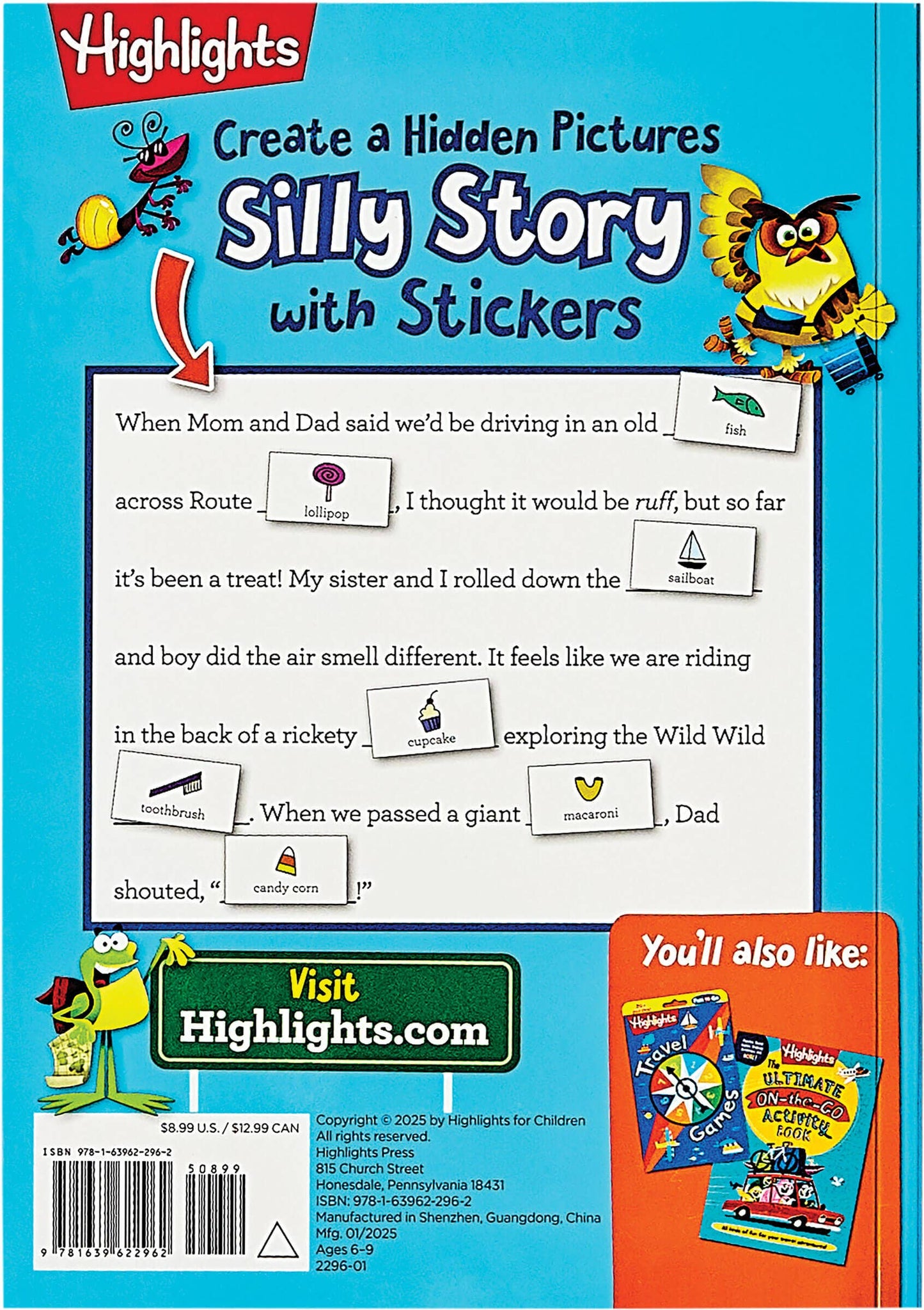 Silly Sticker Stories: Travel