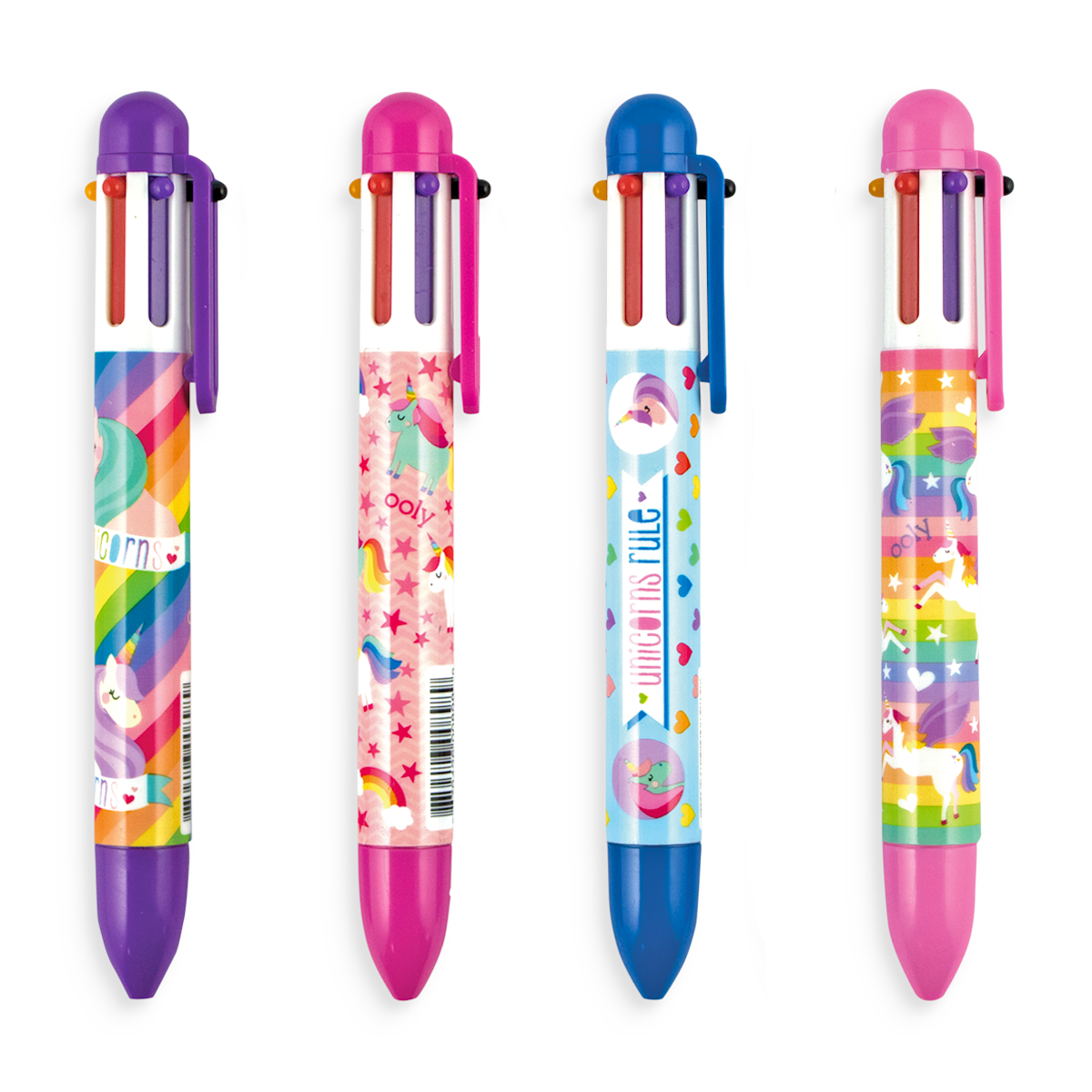 6 Click Pens - Unique Unicorn