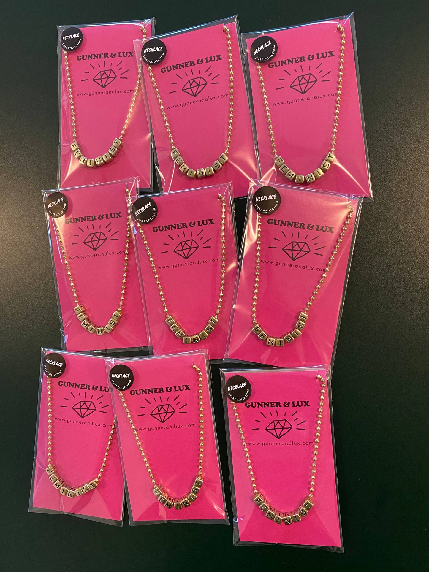 "FEMINIST" Necklace