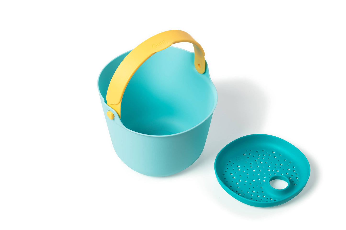 Quut Bucki - Banana Blue - Bucket & Sand Sifter. Beach Sand and Pool Toy