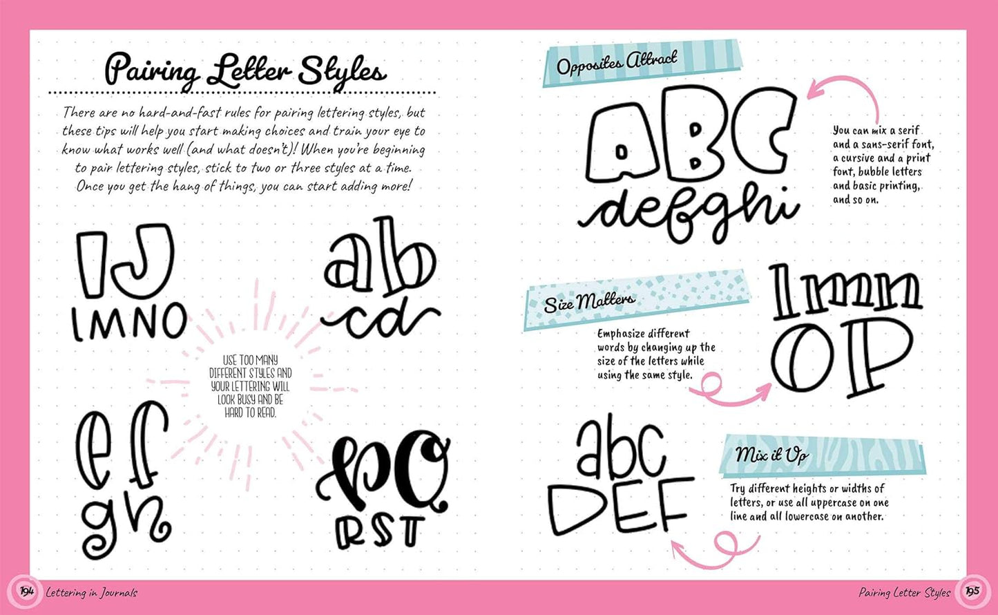 Cute Hand Lettering for Journals, Planners, and more