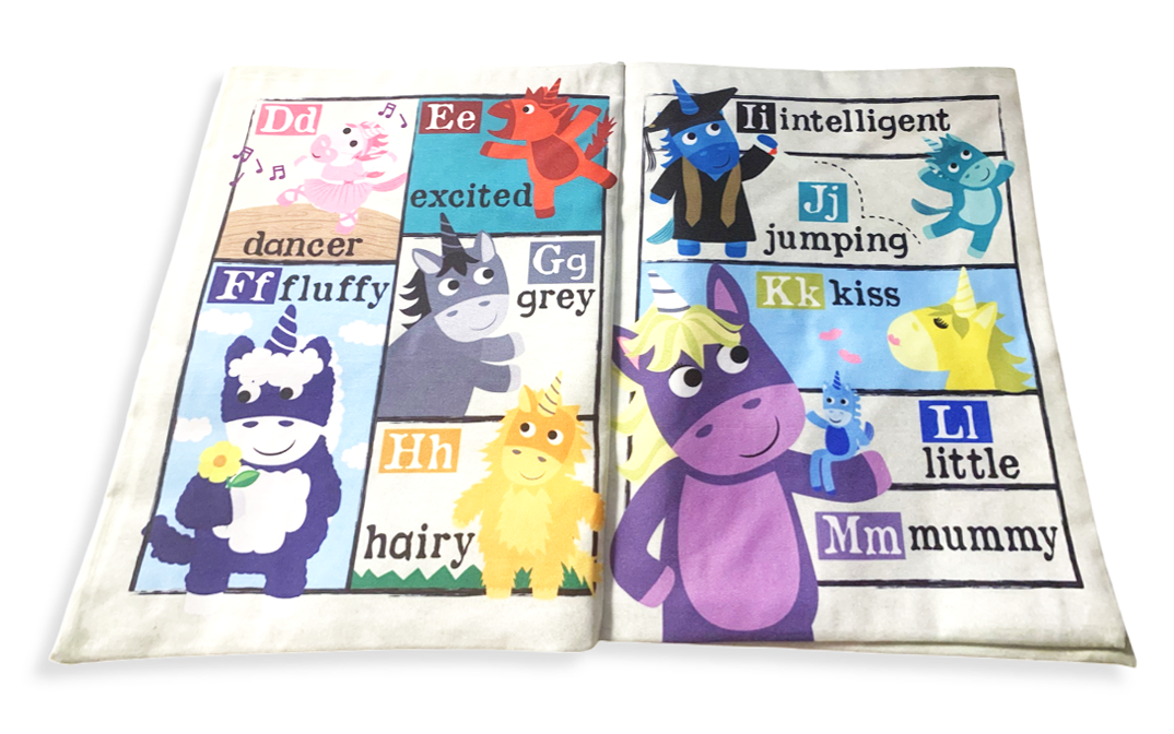 Nursery Times Crinkly Newspaper - Unicorns
