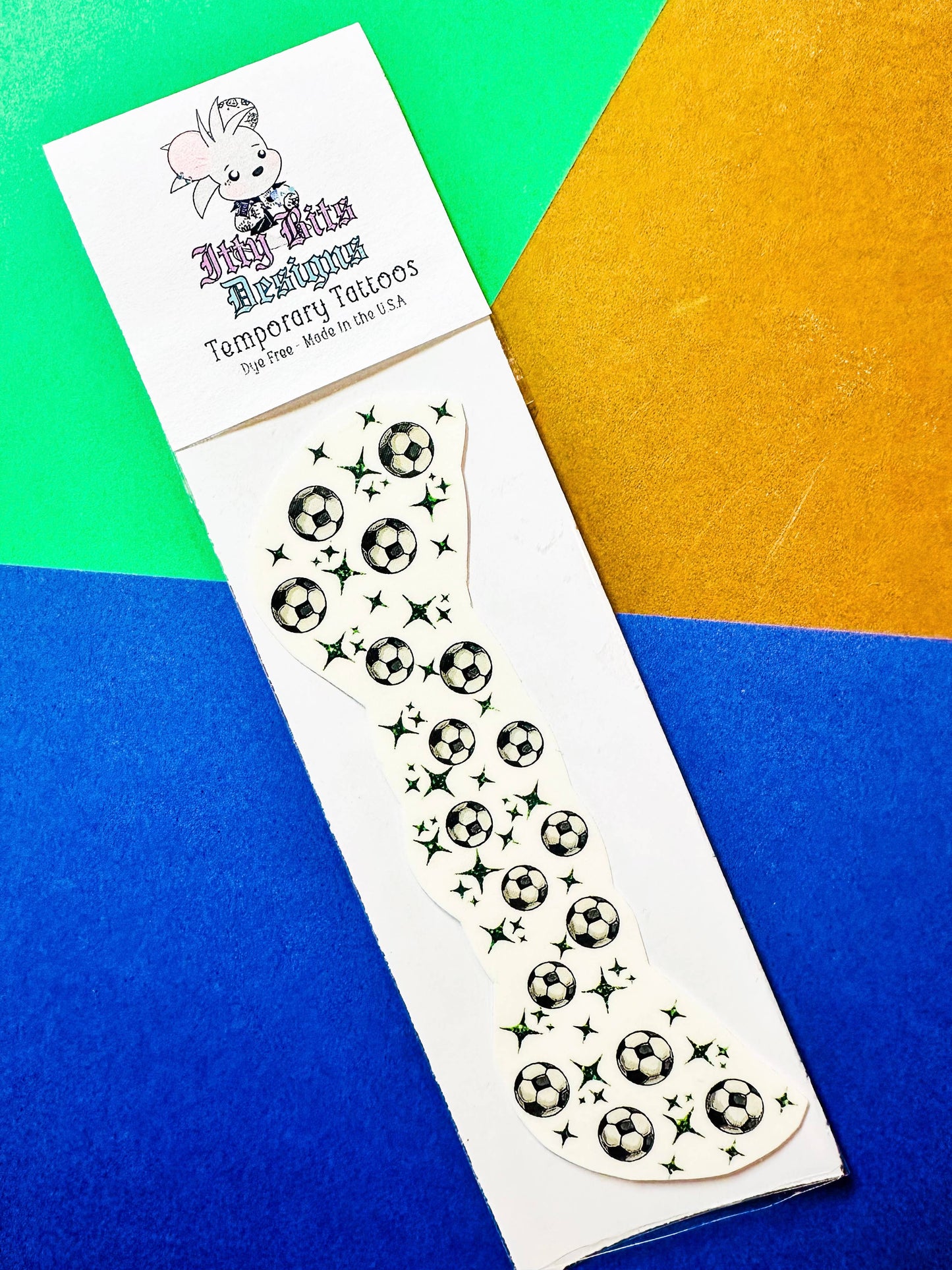 Soccer Freckle Temporary Tattoos