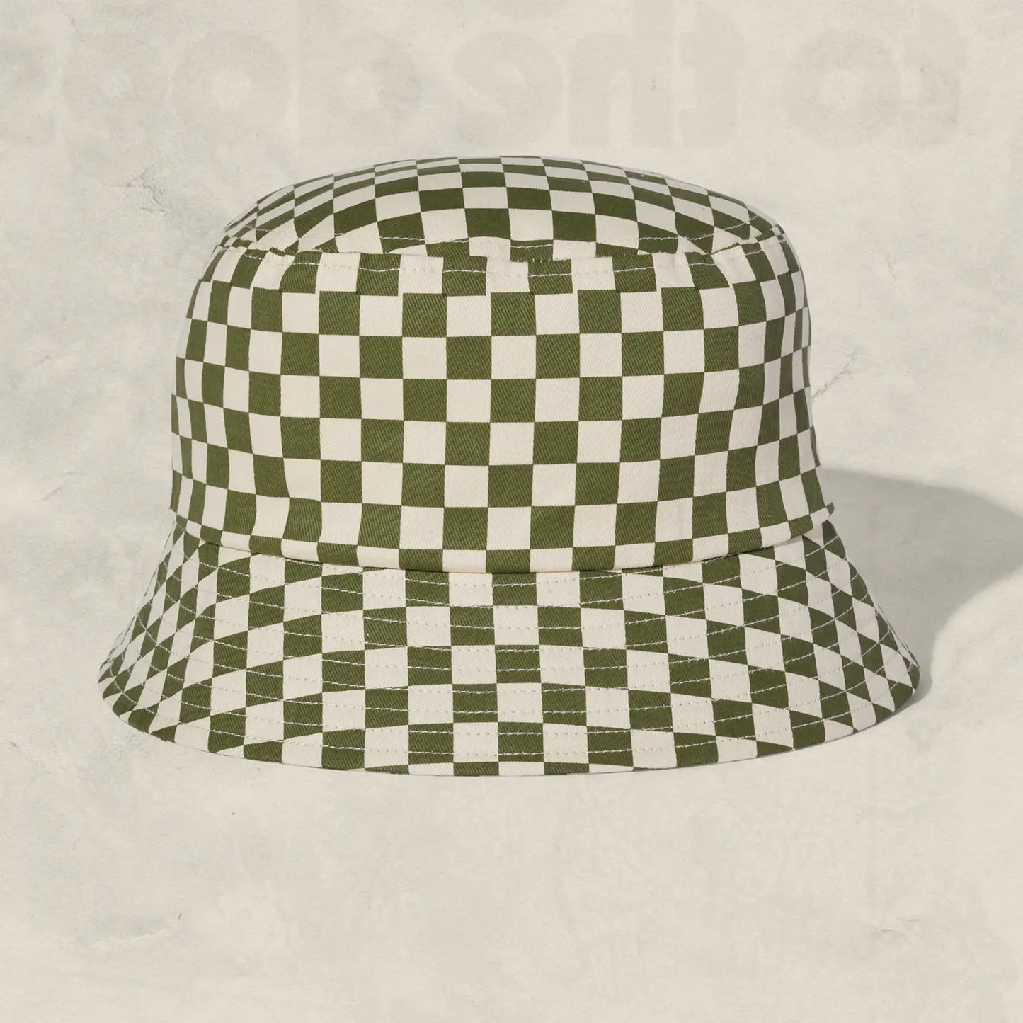Kids Checkerboard Cactus Bucket Hat