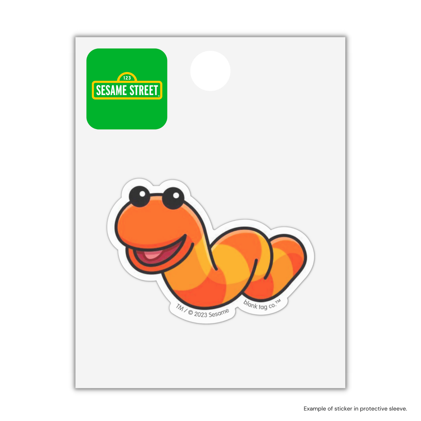 Sesame Street® Waterproof Sticker - Slimey