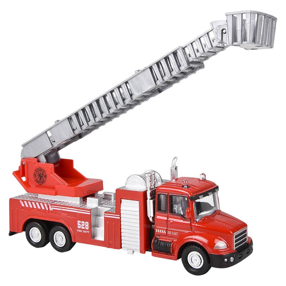 6" Diecast Pull Back Truck Assortment 12/Disp