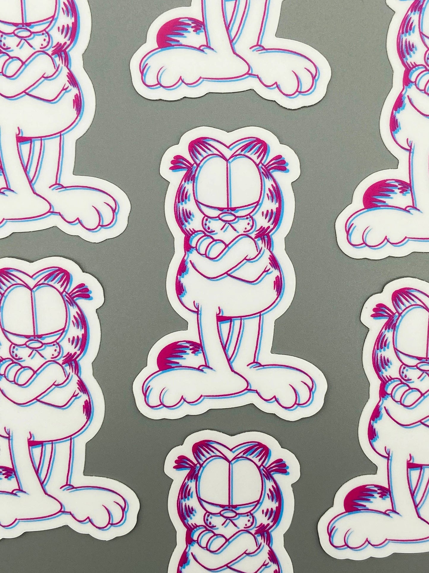 Vinyl Decal - Garfield in 3D