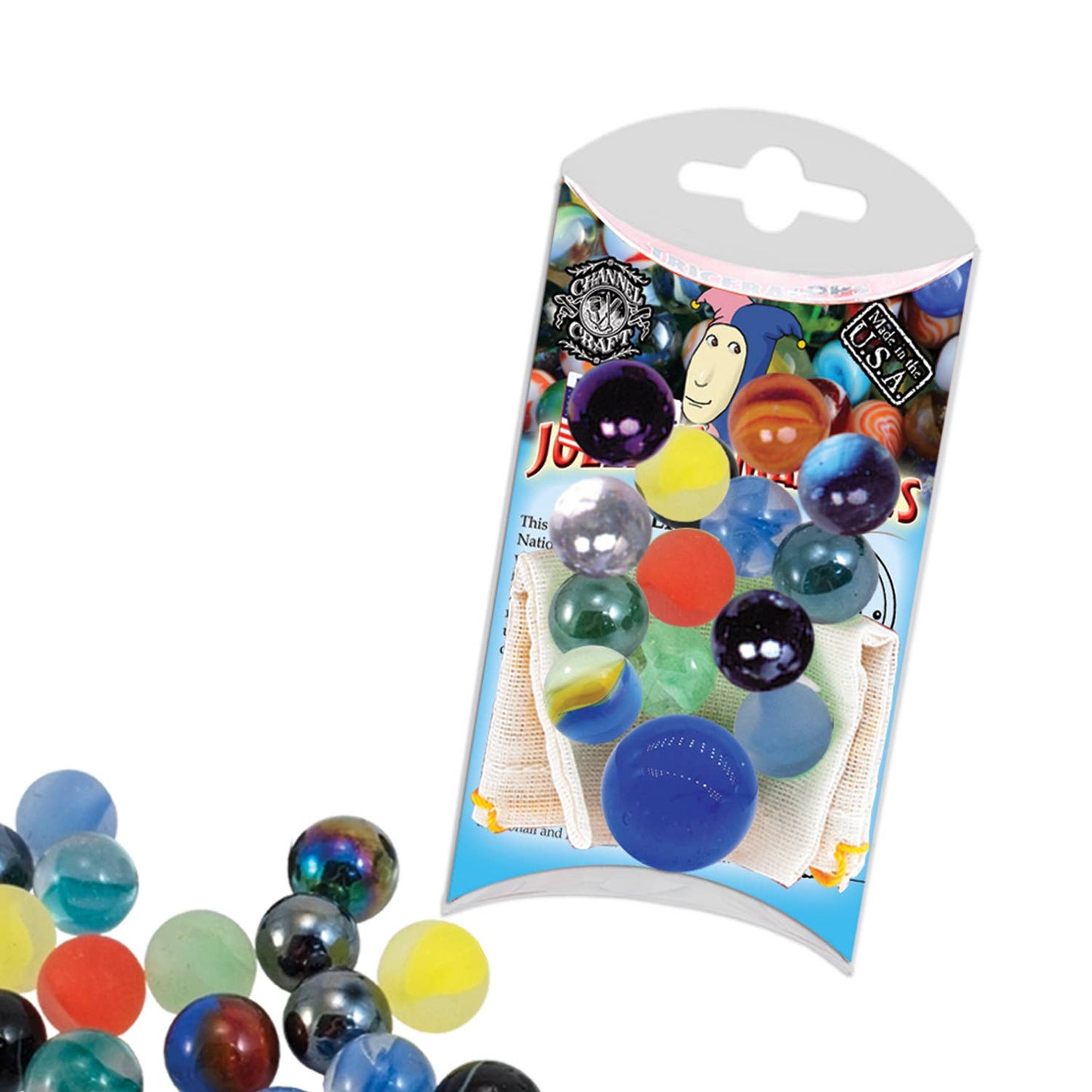 Jollie's Marbles in a Peg Pack