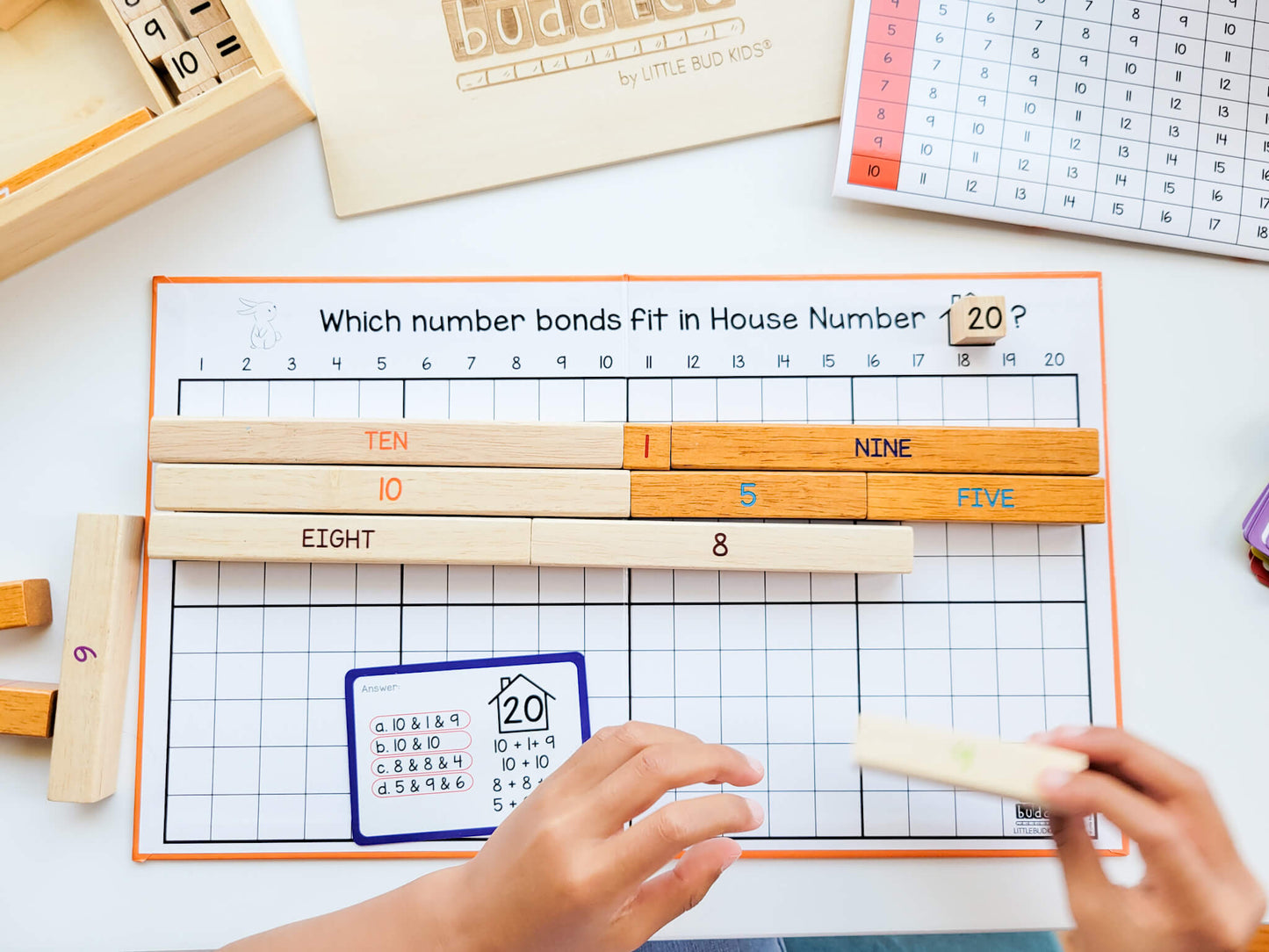 House of Numbers Buddies- A number bond game