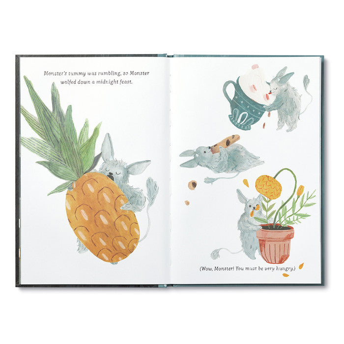 GOOD NIGHT MONSTER GIFT SET - A Storybook and Plush for Sweet Dreams and Happy Bedtimes