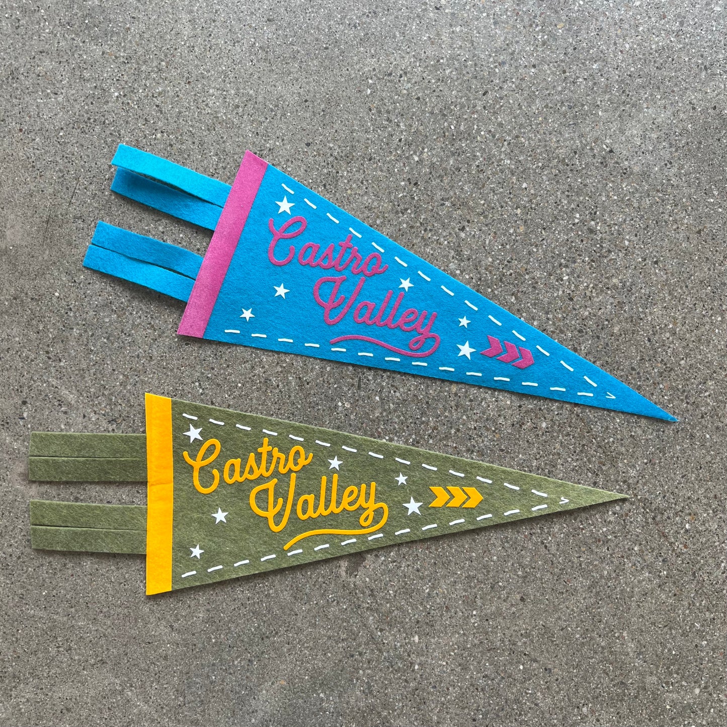 Castro Valley Pennant 9x18