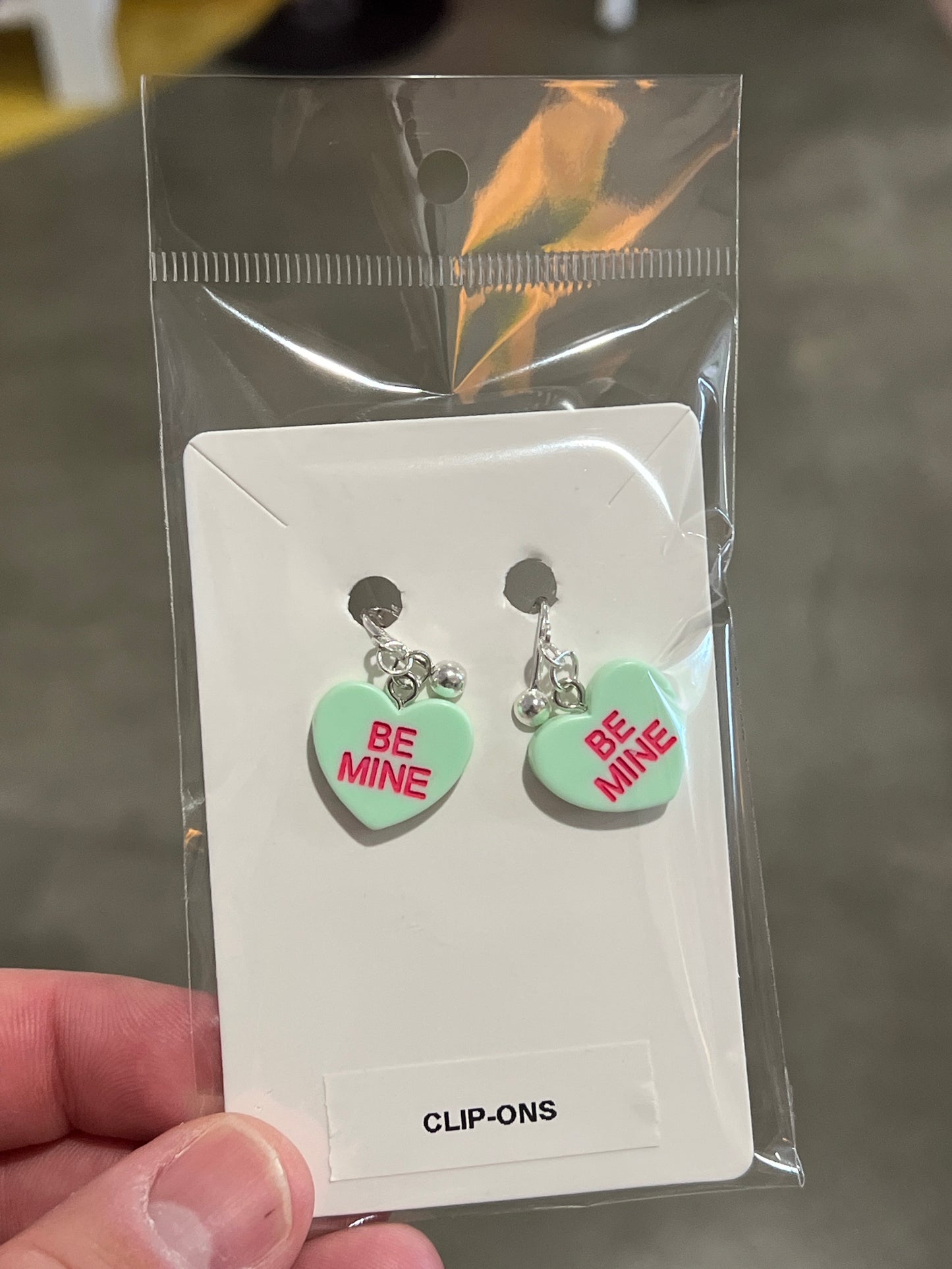 Valentine Clip On Earrings