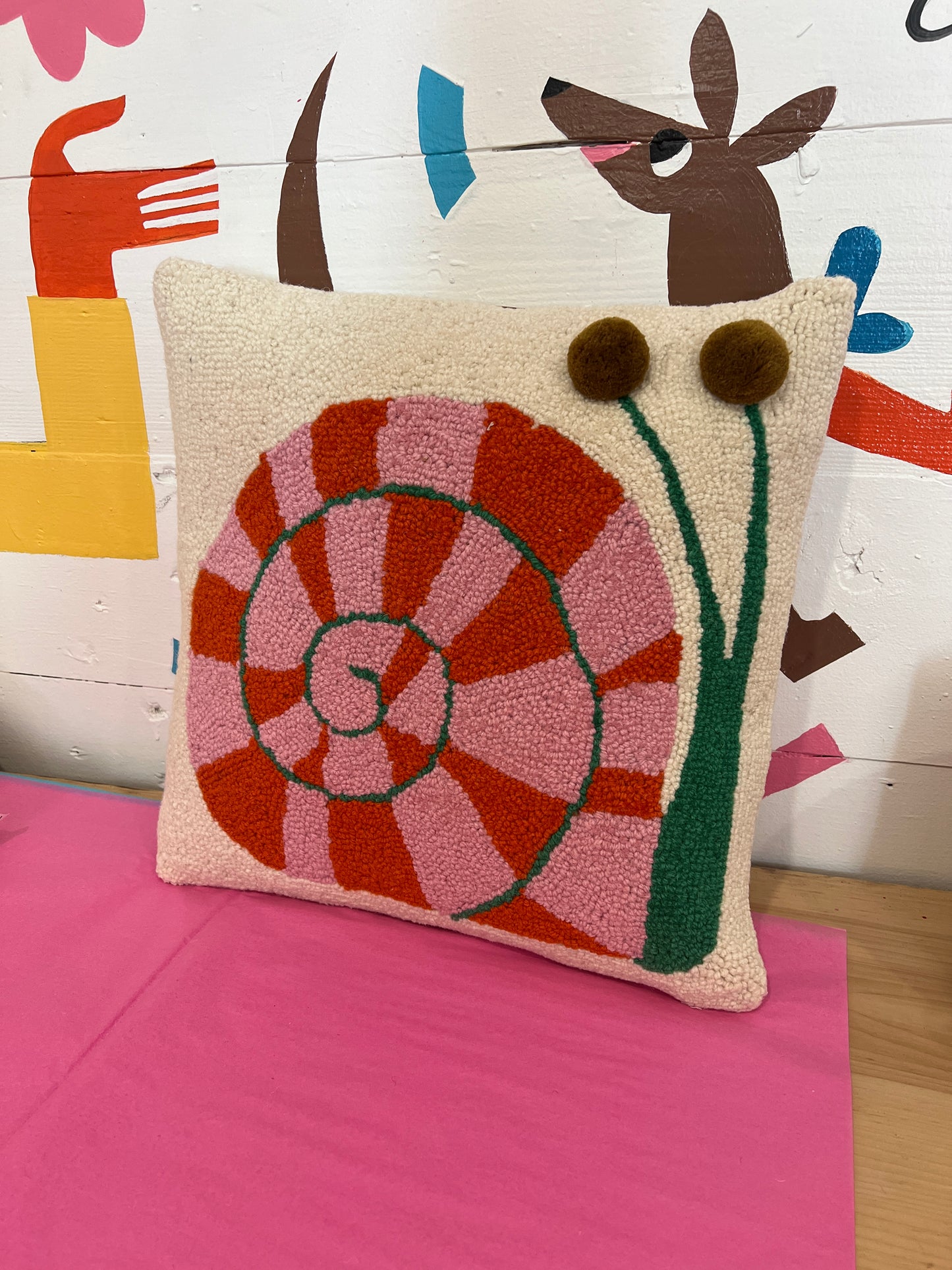 Snail's Pace Pillow