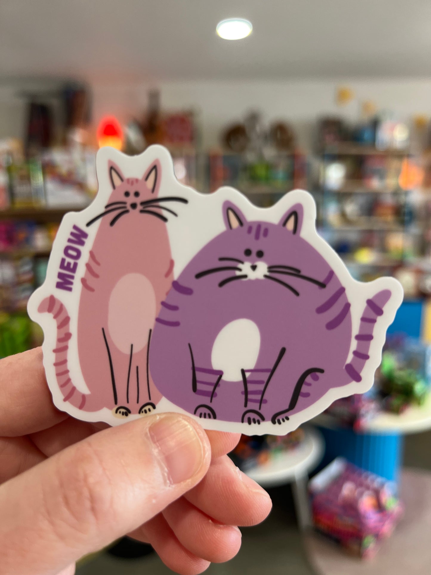 Colorful Cat Sticker