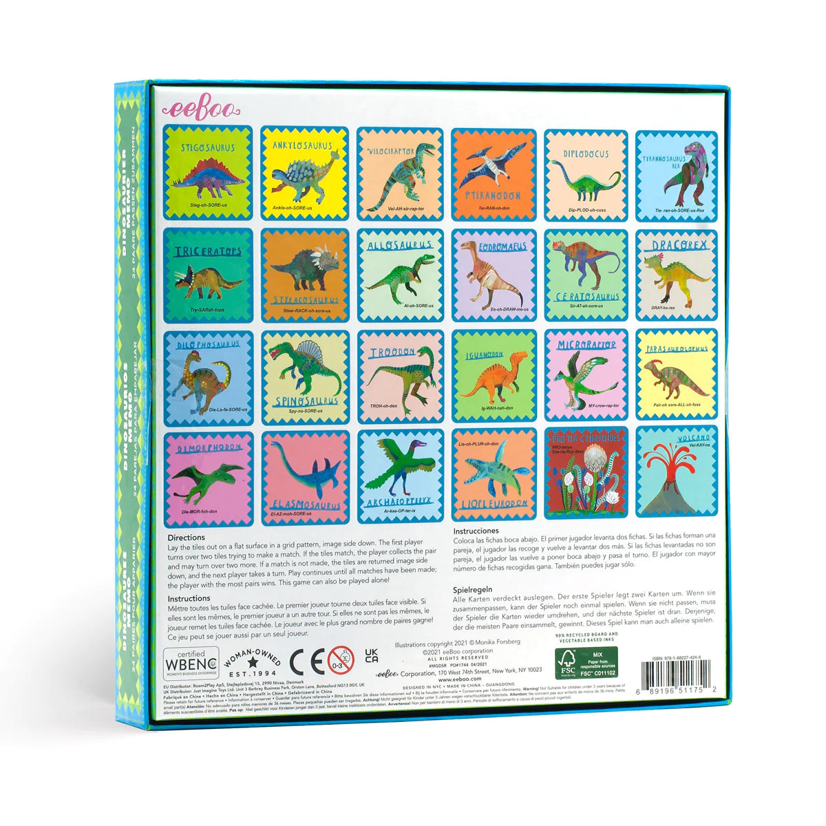 Shiny Dinosaur Memory & Matching Game