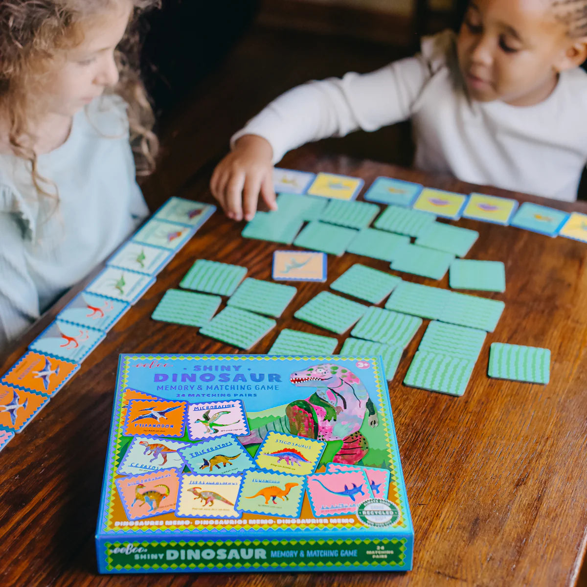 Shiny Dinosaur Memory & Matching Game