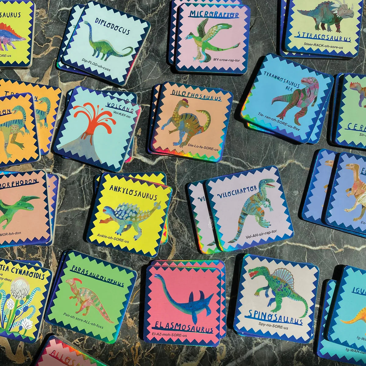 Shiny Dinosaur Memory & Matching Game