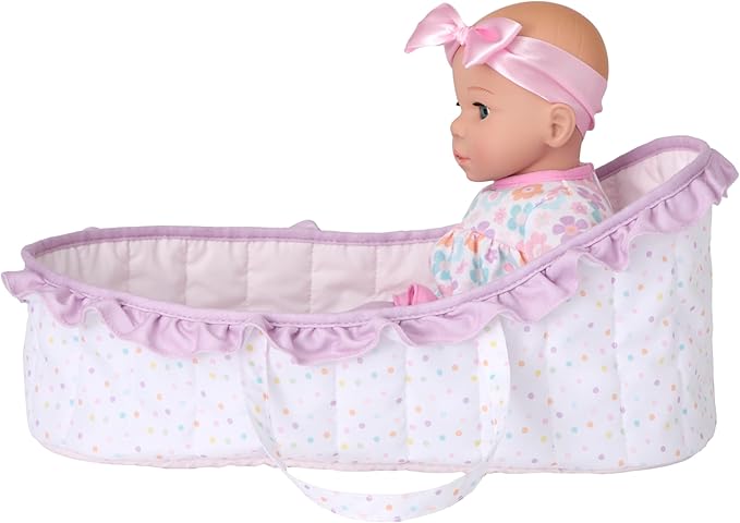 Madame Alexander 14-Inch Sweet Smiles Baby Doll, Slumber Carrier