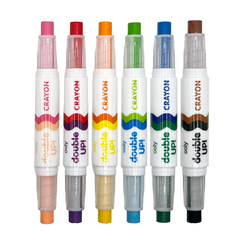 Double Up! Double-Ended Crayons - Set of 6