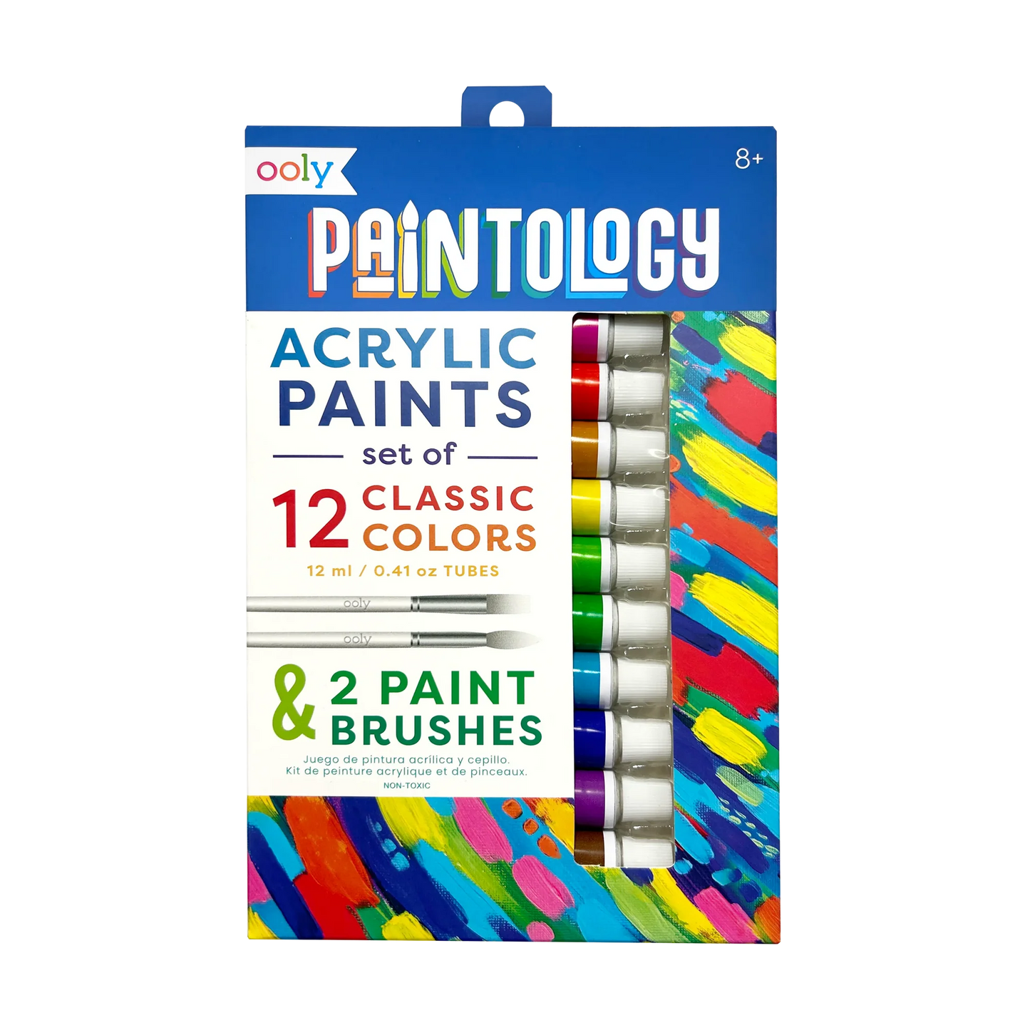 Paintology Acrylic Paint Set - Classic Colors - Set of 12