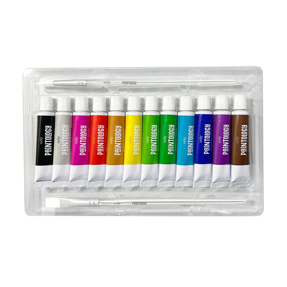 Paintology Acrylic Paint Set - Classic Colors - Set of 12