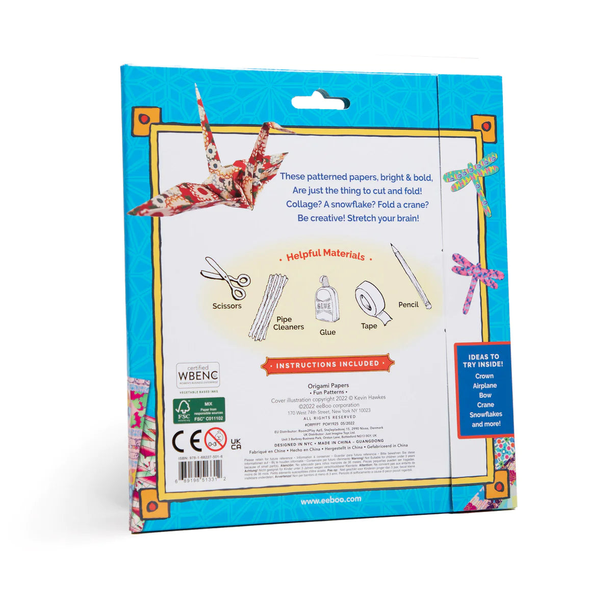 Origami Paper with Fun Patterns